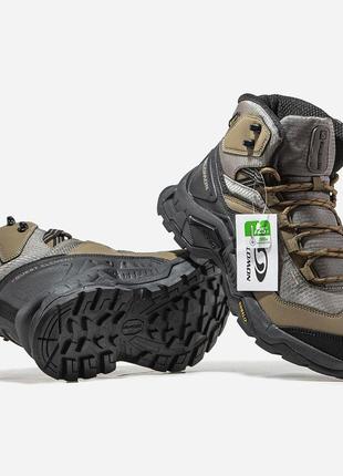 Мужские ботинки salomon quest element khaki gore-tex4 фото