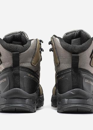 Мужские ботинки salomon quest element khaki gore-tex5 фото