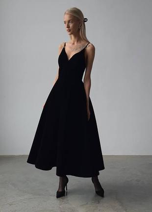 Платье королевское плотное бархат