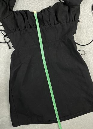 Zara сукня коротка міні чорна 5