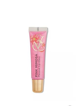 Блиск для губ victoria’s secret flavored lip gloss, pink mimosa  блеск для губ виктория сикрет2 фото