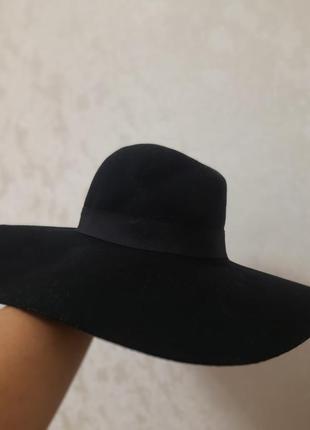 Брендовая шерстяная шляпа шляпок с широкими полями4 фото