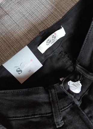 Новые,базовые стрейчевые узкие джинсы seesee5 фото