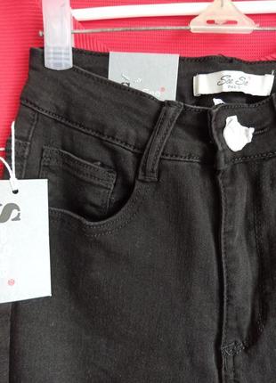 Новые,базовые стрейчевые узкие джинсы seesee4 фото