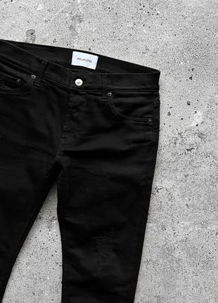 Aglini premium mark handmade in italy black denim jeans rrp царапание130 черные, люксовые джинсы5 фото