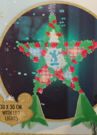 Набор для детского творчества с лед гирляндой звезда микки маус