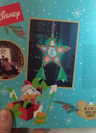 Набор для детского творчества с лед гирляндой звезда микки маус