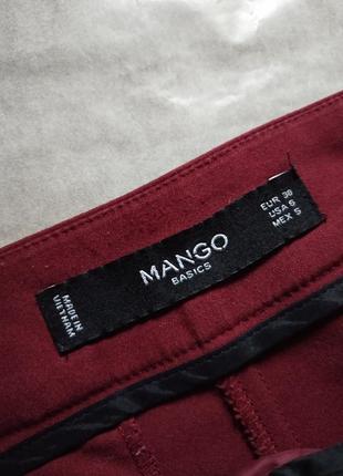 Женские модные красные брюки mango штаны3 фото