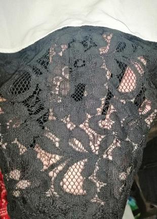 Торжественное платье с шифоновой накидкой и кружевной юбкой3 фото