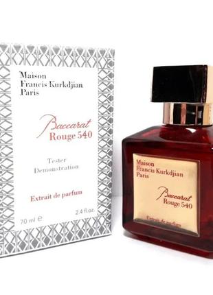 Тестер baccarat rouge 540 extrait de parfum, 70 ml