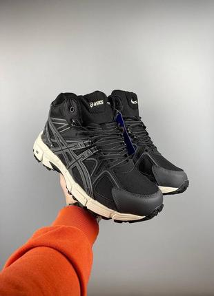 Зимние asics gel-kahana 8 fur black grey