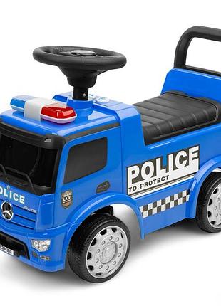 Машинка для катання caretero (toyz) mercedes поліція blue