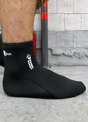 Чоловічі термошкарпетки зима чорного кольору неопрен3 фото