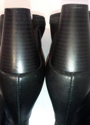 👢👢👢 стильные кожаные демисезонные сапоги на каблуке от gabor, р.37-37,5 код a37198 фото