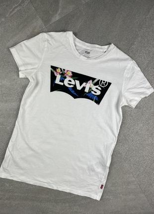 Levi’s футболка жіноча біла2 фото