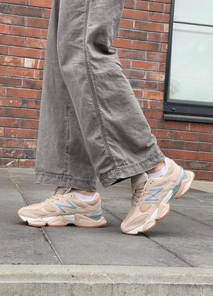 Жіночі кросівки nb 9060 ‘beige pink blue’7 фото