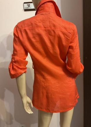 Коралловая туника - рамие- крапива/s/ brend passport