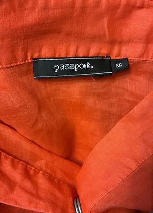 Коралловая туника - рамие- крапива/s/ brend passport