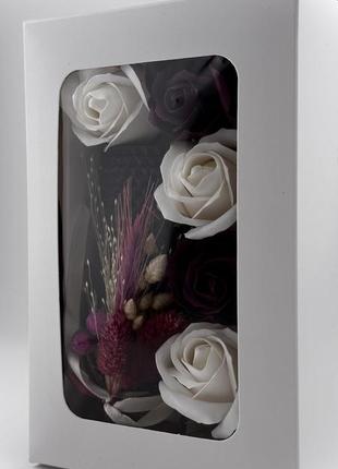 Подарочный набор с розами, подарок для девушки, оригинальный подарок3 фото
