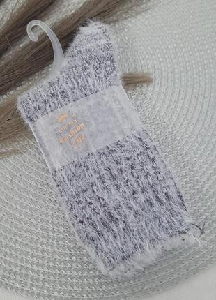 Женские теплые носки из шерсти альпаки7 фото