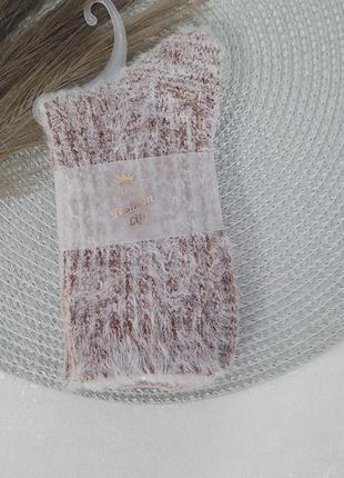 Женские теплые носки из шерсти альпаки1 фото