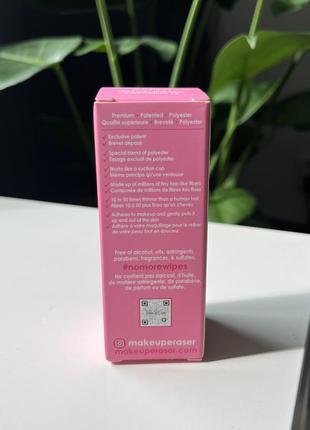 Салфетка многоразовая для демакияжа makeup eraser mini pink4 фото