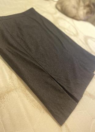 Юбка max mara l шерсть ангора кашемир 🩶🩶🩶 10