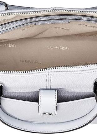 Сумка кожаная calvin klein blanche pebble leather h9ada9fu оригинал6 фото