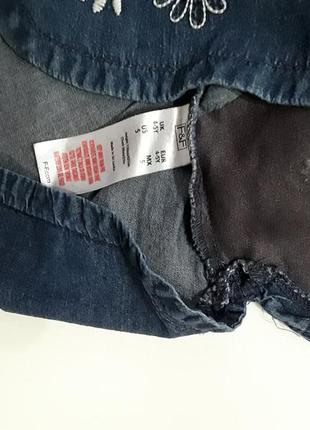 Фирменное джинсовое платье 4-5 лет5 фото