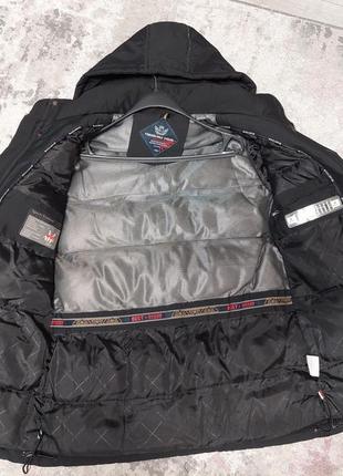 Подростковая добротная зимняя куртка парка (размер l)8 фото