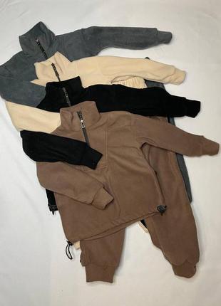 Детский флисовый термо костюм термокостюм