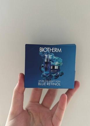 Набор biotherm blue retinol serum and cream 50 5 ml