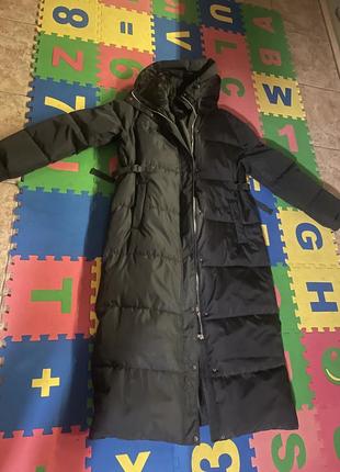 Пуховик пальто зимнее удлиненное парка куртка фирменное cropp7 фото