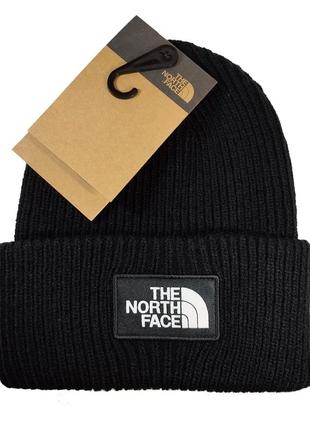 Шапка the north face tnf black one size цвет черный