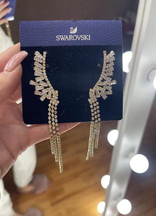 Сережки swarovski