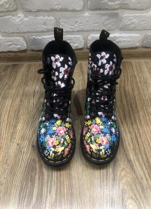 Ботинки dr.martens 1460 pascal  floral2 фото