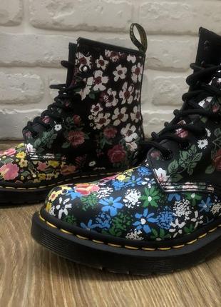 Ботинки dr.martens 1460 pascal  floral3 фото