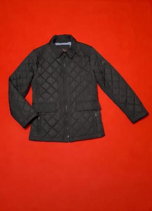 Куртка оригинал бренд стёганая чёрная р. s2 фото