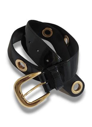 Ремень из лакированной кожи винтаж