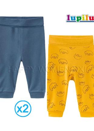 6-12 місяців набір штанів для хлопчика повзунки штани дитячі трикотажні штаніки піжамні трикотаж дом