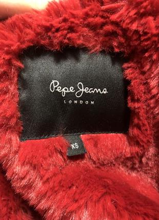 Дубленка авиатор pepe jeans3 фото