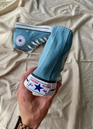 Кеди converse chuck taylor all star hi ‘blue’5 фото