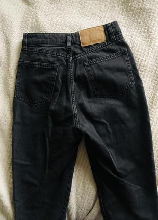 H&m черные джинсы мои на высокой посадке2 фото