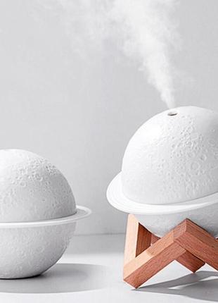 Увлажнитель воздуха сатурн с led подсветкой 3 режима от usb el-544-31 200 мл6 фото