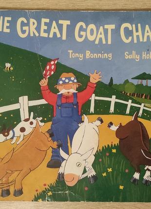 Детская книга "the great goat chase" на английском языке1 фото