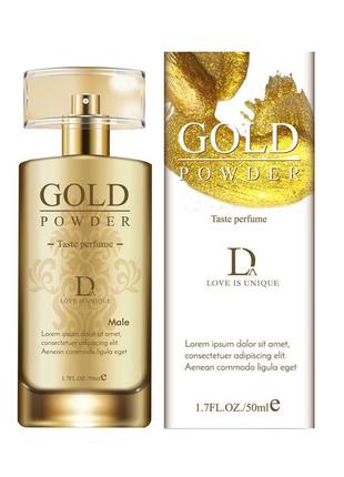 Интимная парфюмерия для мужчин gold powder с феромонами и золотым порошком 50 мл.2 фото