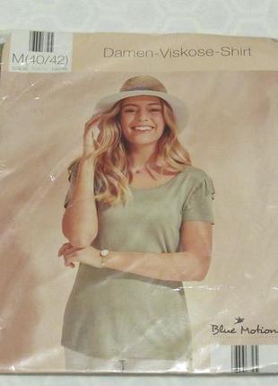 Футболка вискоза женская роз. м (40/42) от blue motion новая