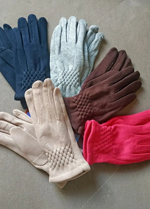 Детские перчатки для девочки  на меху 1711мо1 фото