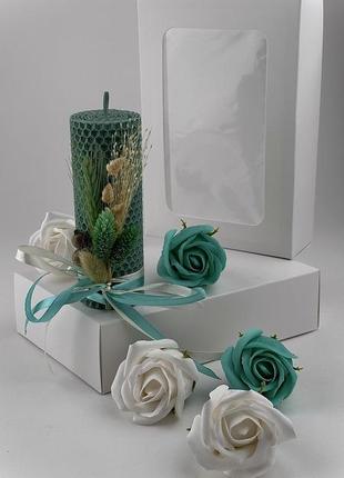Подарочный набор с розами, подарок для девушки, оригинальный подарок