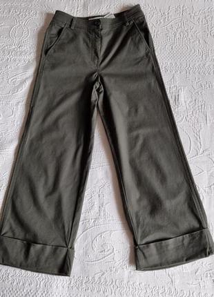 💥💥💥 женские котоновые брюки с защипами штаны карго хаки marc o polo3 фото